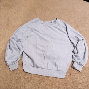 Balloon cropped sweater